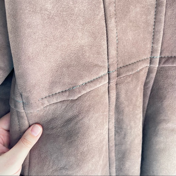 VINTAGE Shearling Coat circa 1960s Canada - Picture 9 of 12